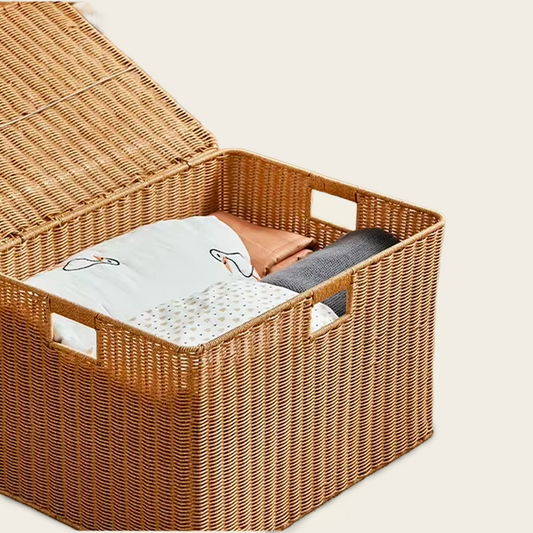 Grand Coffre en Osier<br>à Petit Prix