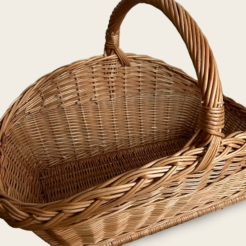 Panier à Bois<br>en Osier