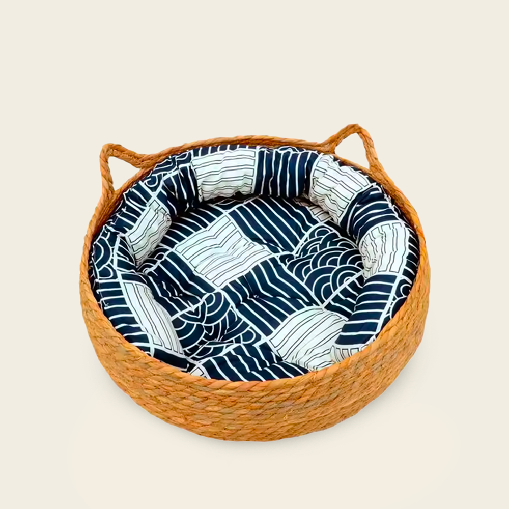 Panier pour Chat<br>en Osier