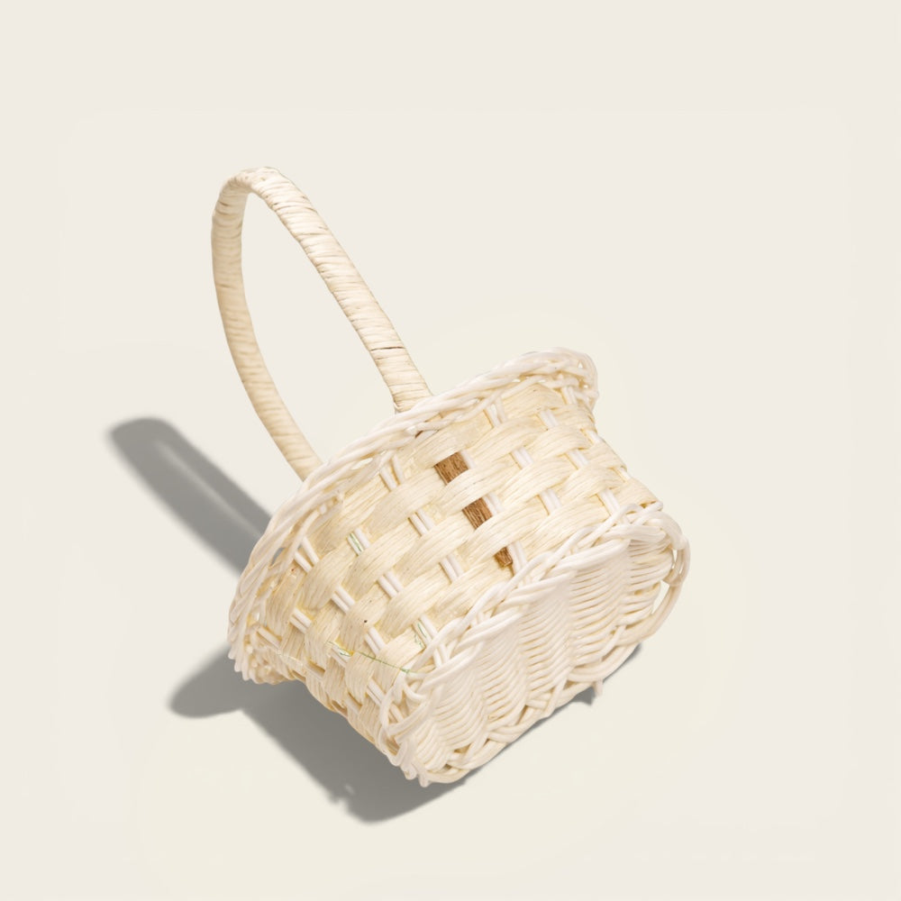 Petit Panier blanc<br>en Osier