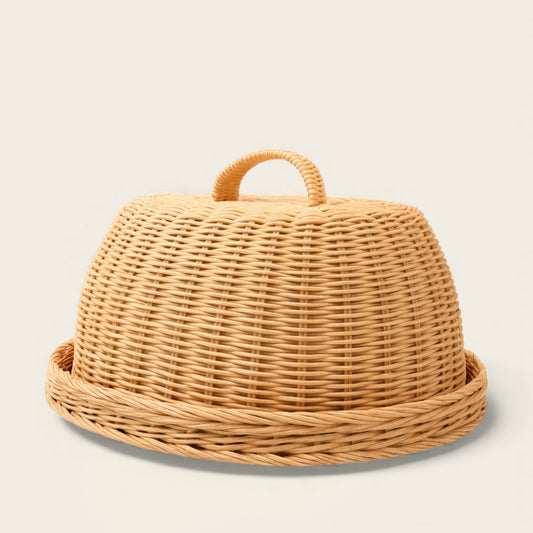 Panier à Pain en Osier<br>avec Couvercle