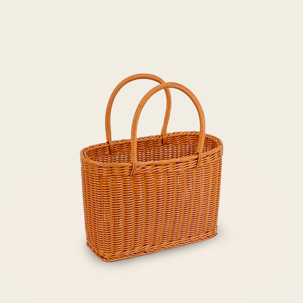 Panier à Courses<br>en Osier