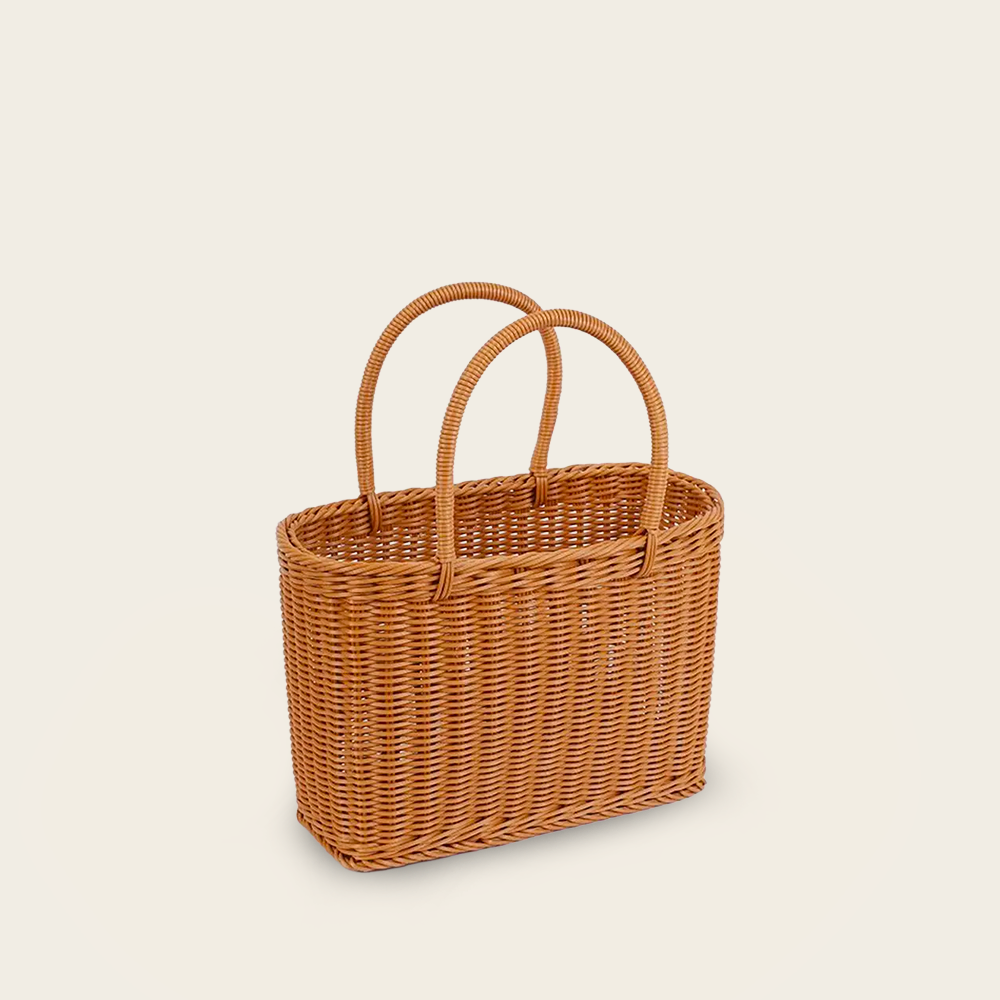 Panier à Courses<br>en Osier