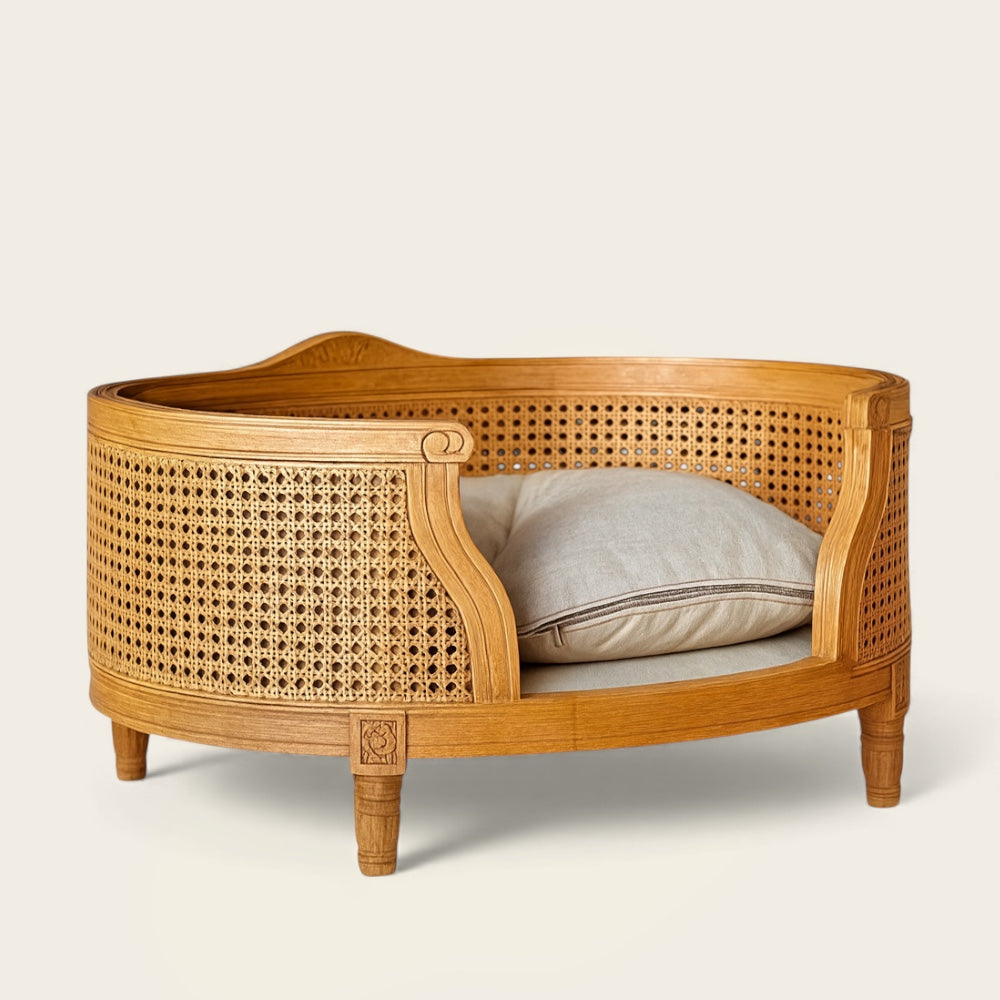 Canapé en Osier<br>pour Chien