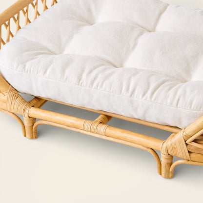 Panier sur Pied Effet Osier<br>pour Chien