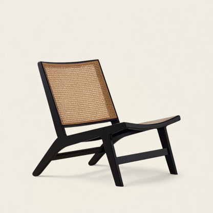 Chaise en Bois<br>et Osier