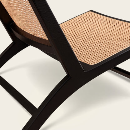 Chaise en Bois<br>et Osier