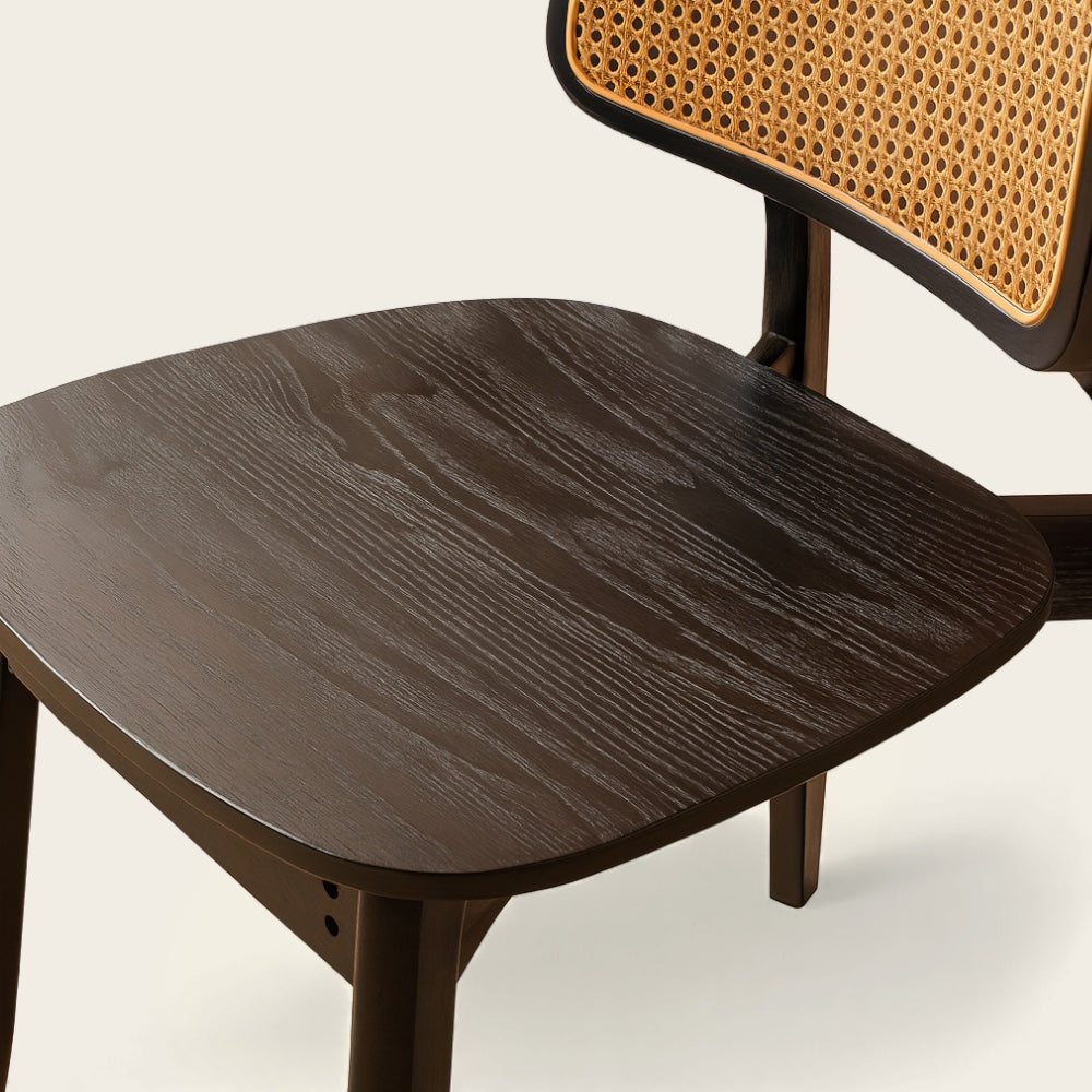 Chaise Noir<br>en Osier