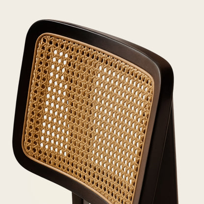 Chaise Noir<br>en Osier