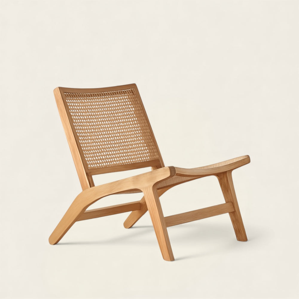Chaise en Bois<br>et Osier