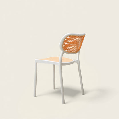 Chaise Blanche<br>en Osier