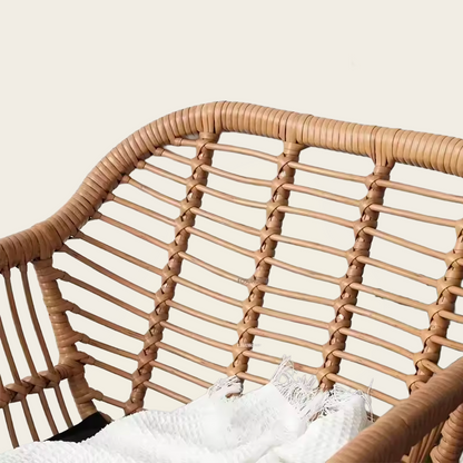 Chaise en Osier<br>d'Extérieur