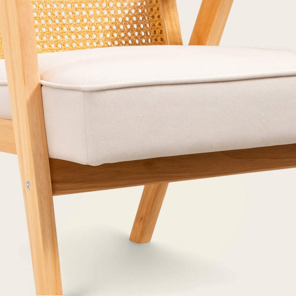 Chaise Fauteuil<br>en Osier