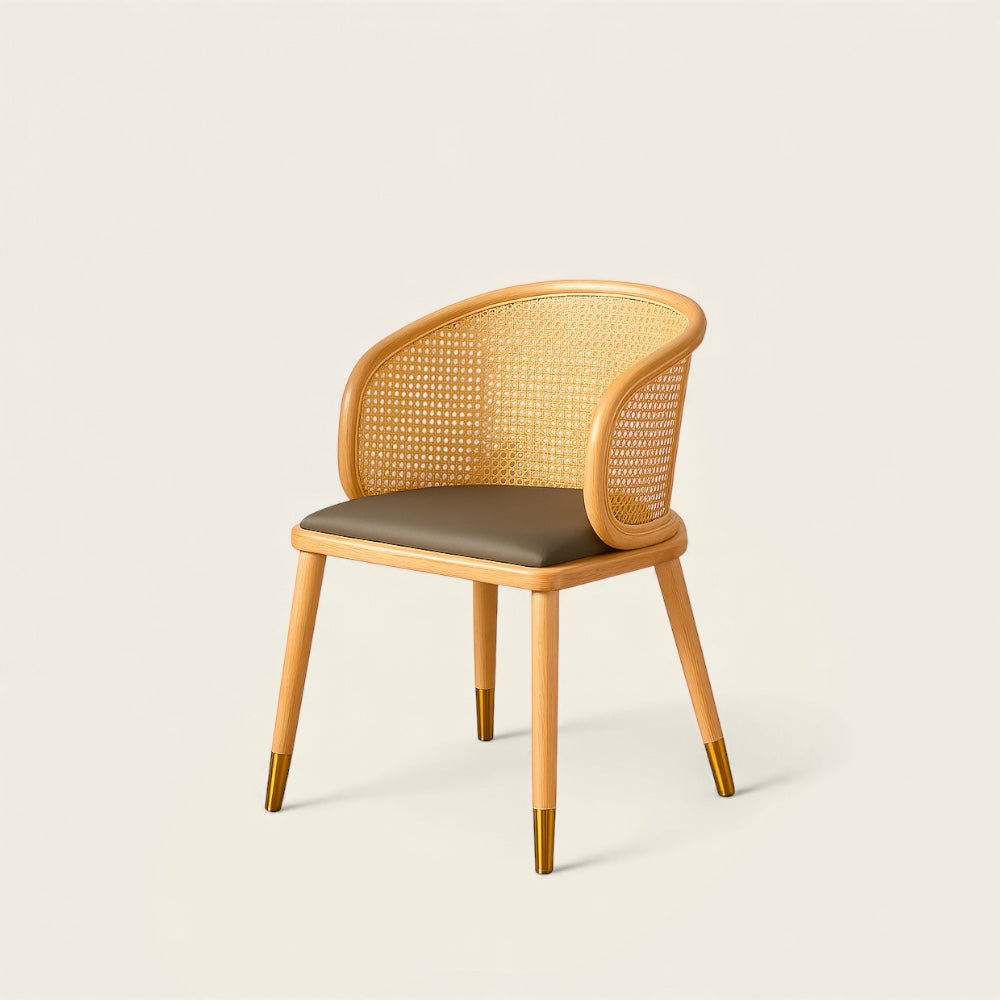 Chaise en Osier<br>et Rotin