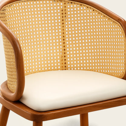 Chaise en Osier<br>et Rotin