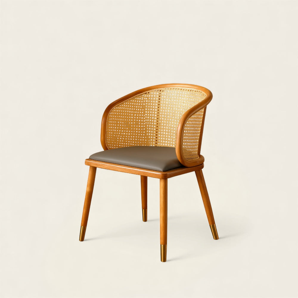 Chaise en Osier<br>et Rotin