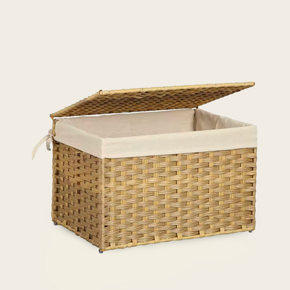 Coffre à Jouet <br>pour Bébé en Osier