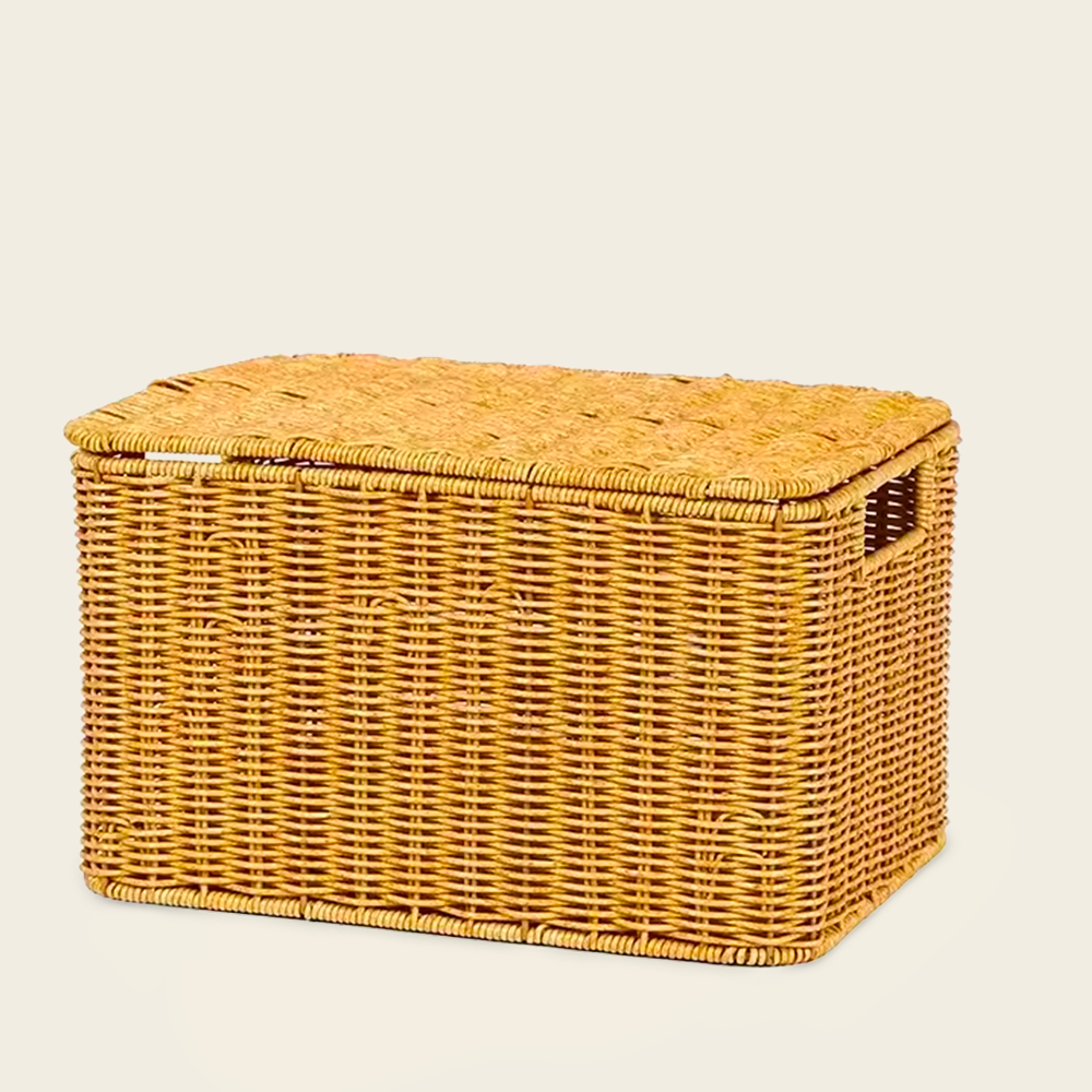 Coffre à Jouets<br>en Osier