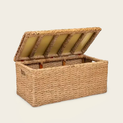 Coffre en Osier<br>pour Salon