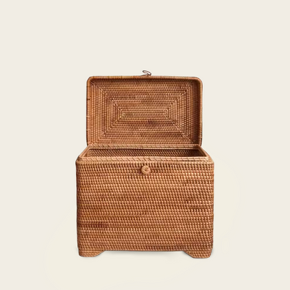 Coffre en Osier<br>Foncé