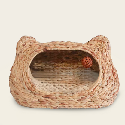 Panier en Osier en Forme <br>D’oreille de Chat