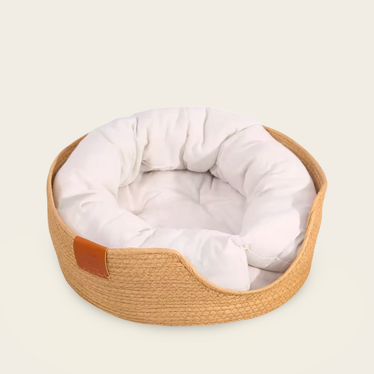 Panier XXL en Osier<br>pour Chat