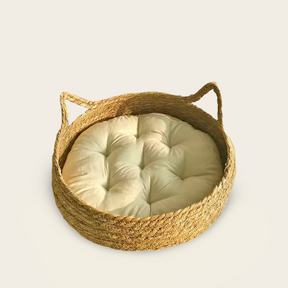 Panier pour Chat<br>en Osier