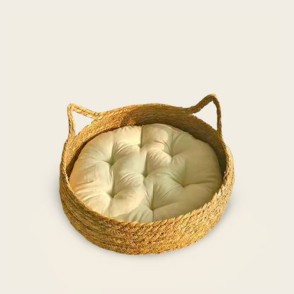 Panier pour Chat<br>en Osier