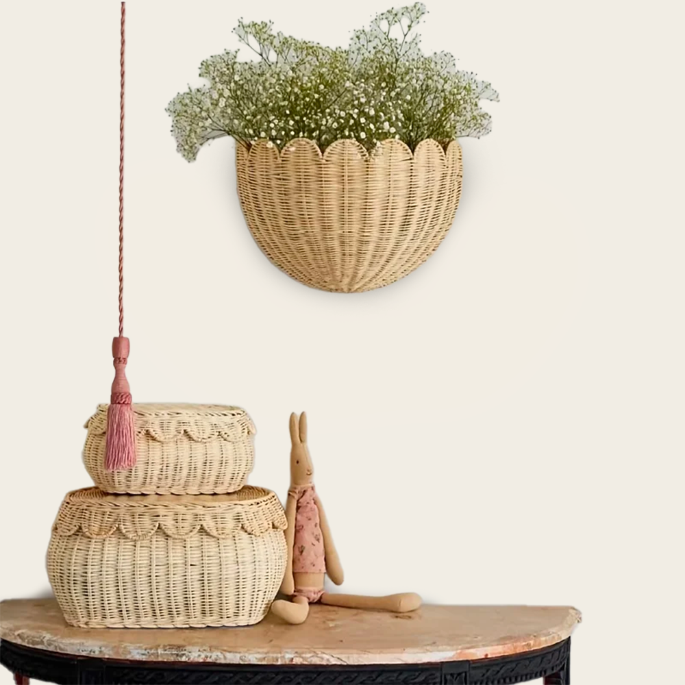 Panier Mural<br>en Osier