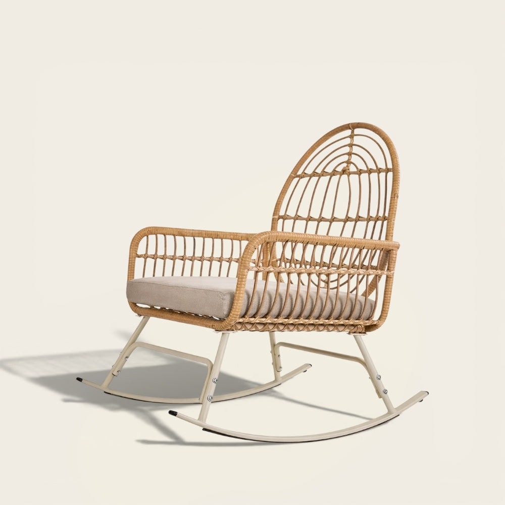 Fauteuil à Bascule<br>en Osier