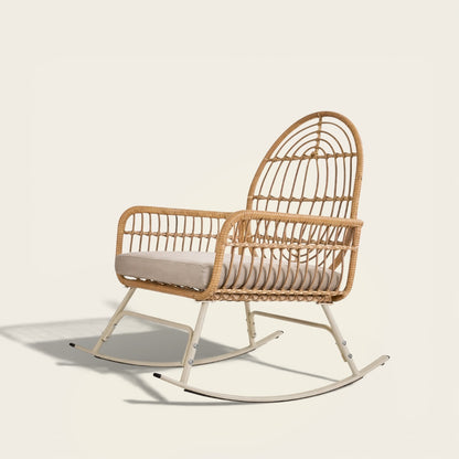 Fauteuil à Bascule<br>en Osier