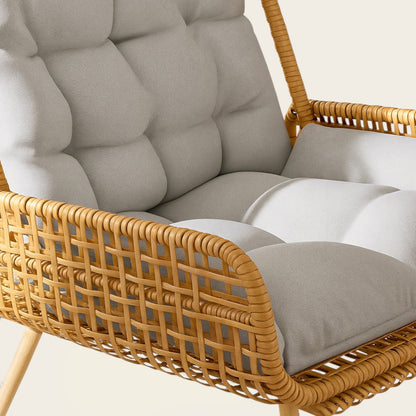 Chaise à Bascule<br>en Osier