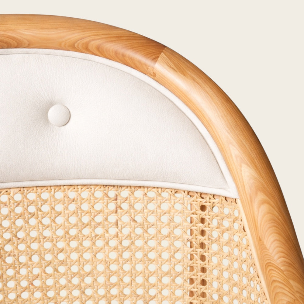 Fauteuil de Bureau<br>en Osier