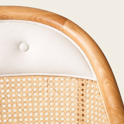 Fauteuil de Bureau<br>en Osier
