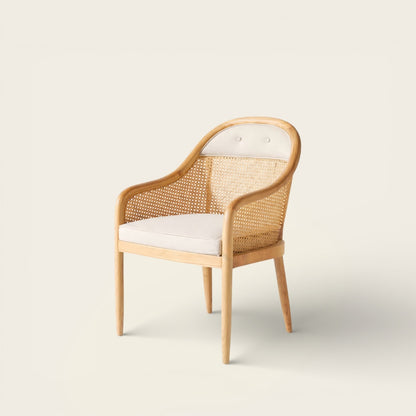 Fauteuil de Bureau<br>en Osier