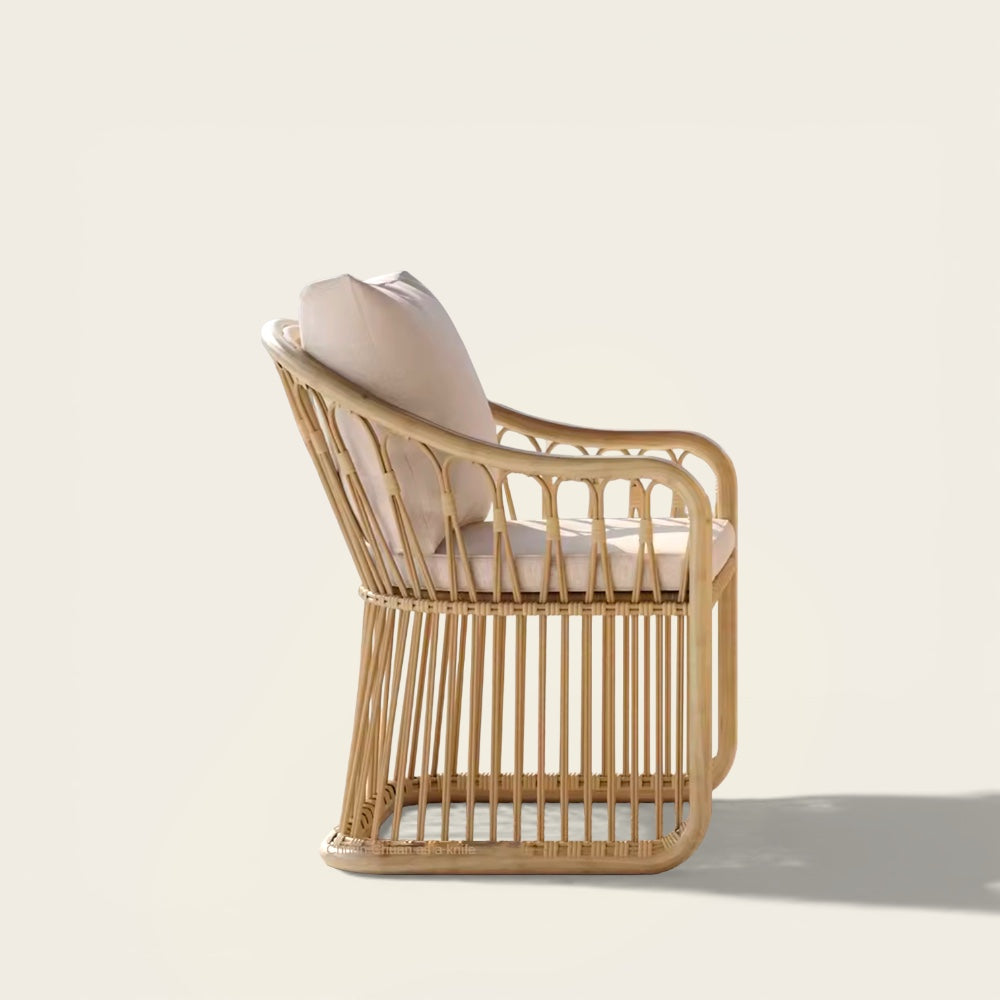 Fauteuil Cabriolet<br>en Osier