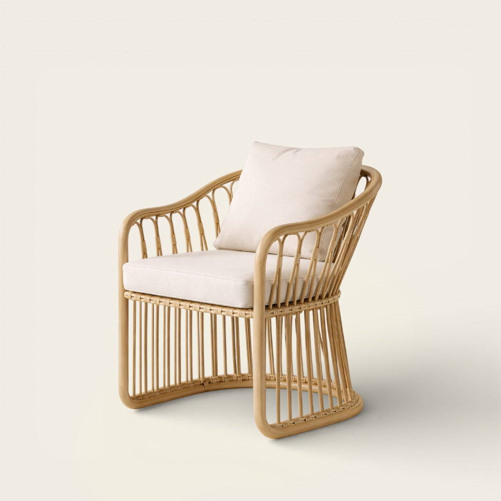 Fauteuil Cabriolet<br>en Osier