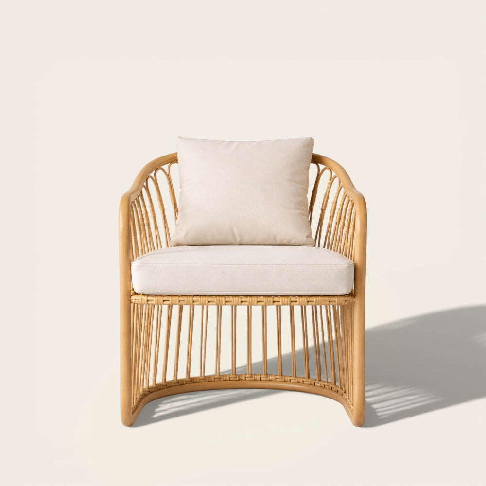 Fauteuil Cabriolet<br>en Osier