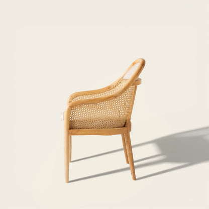 Fauteuil de Bureau<br>en Osier