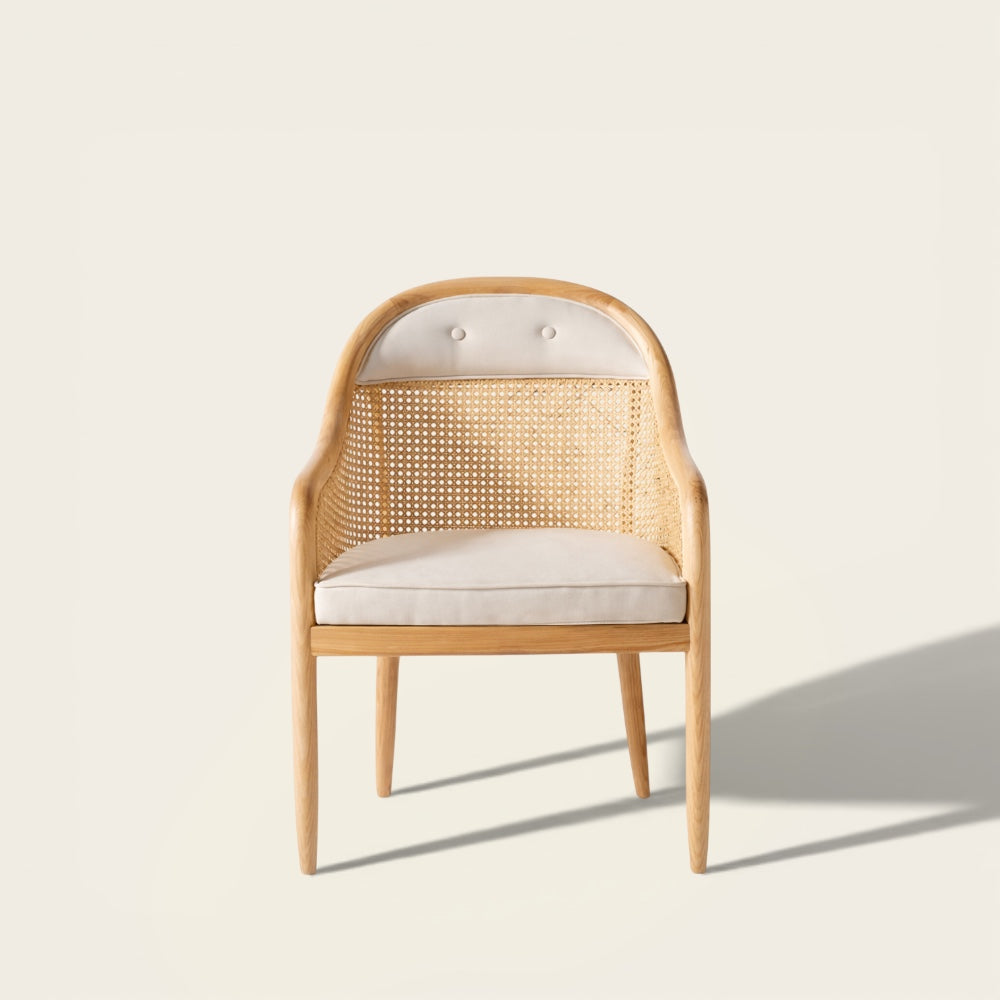 Fauteuil de Bureau<br>en Osier