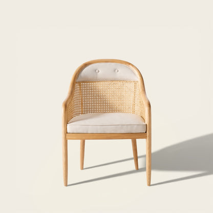 Fauteuil de Bureau<br>en Osier