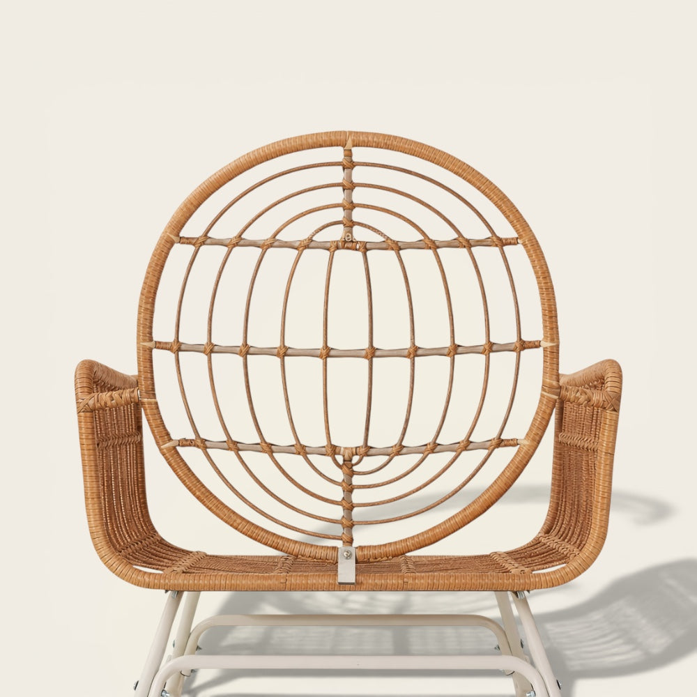 Fauteuil à Bascule<br>en Osier