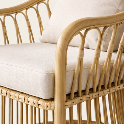 Fauteuil Cabriolet<br>en Osier