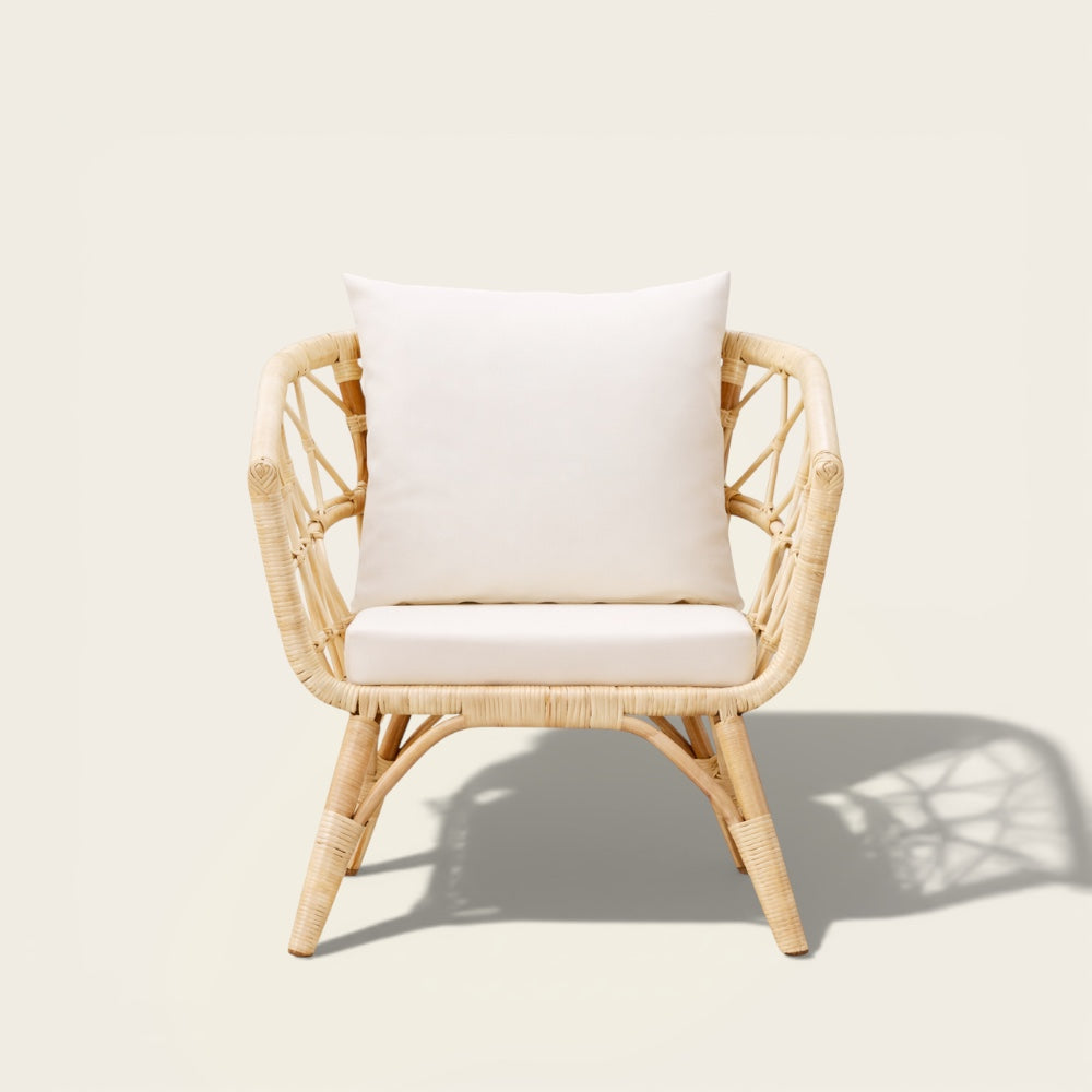 Fauteuil en Osier<br>pour Extérieur