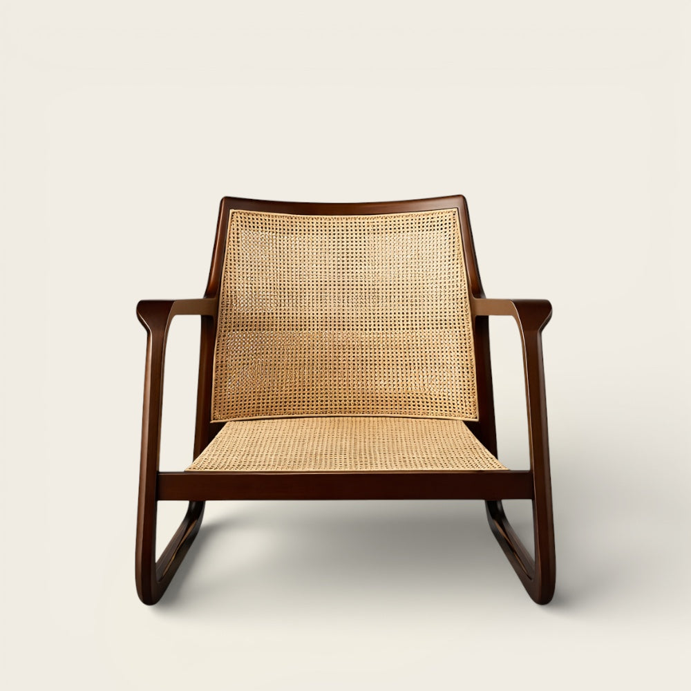Fauteuil en Osier<br>et Rotin