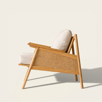 Fauteuil Bas<br>en Osier