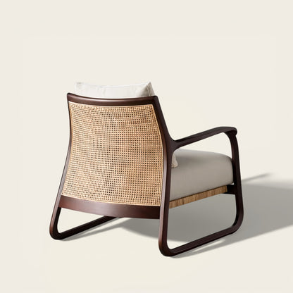 Fauteuil en Osier<br>et Rotin