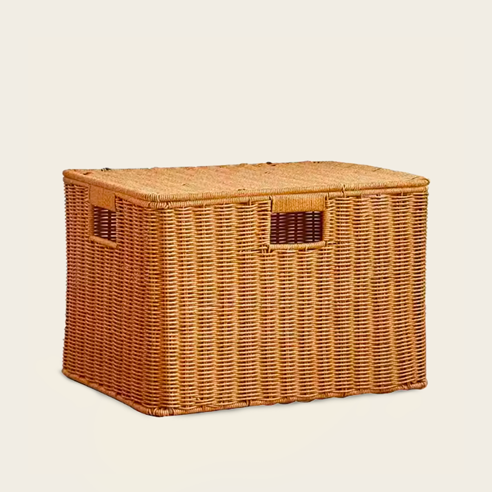 Grand Coffre en Osier<br>à Petit Prix