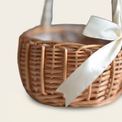 Panier en Osier<br>pour Mariage