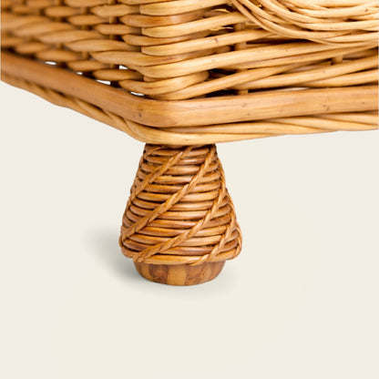 Panier Lit pour Chien<br>en Osier